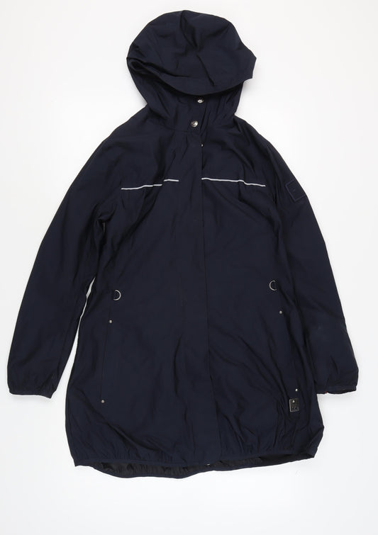 Helly Hansen Women's Blue Hooded Parka - Size S