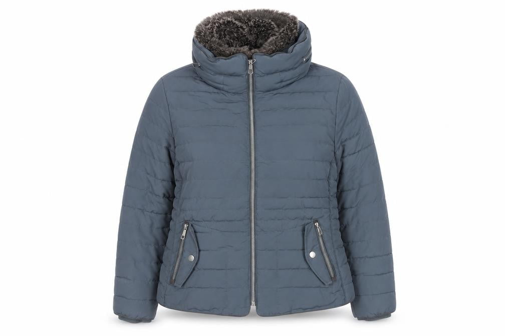 Marks & Spencer Women's Blue Puffer Jacket Size 18