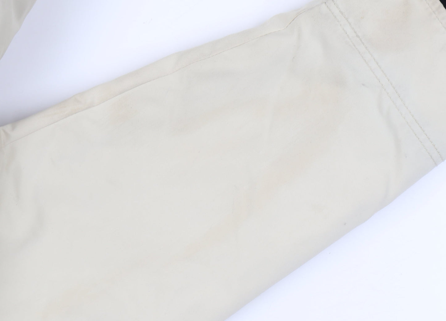 Hollister Men's Beige XL Hooded Puffer Jacket