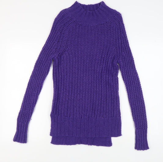 L.K. Bennett Women's Purple Chunky Knit Jumper S