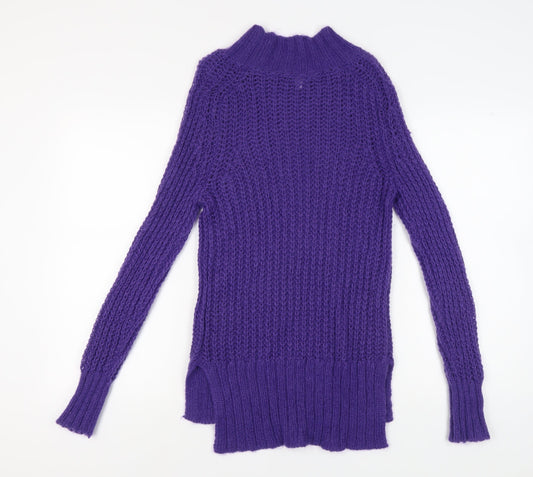 L.K. Bennett Women's Purple Chunky Knit Jumper S