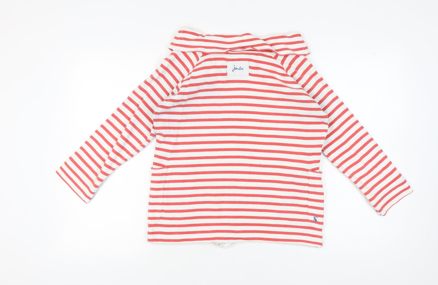 Joule Women's XS Red Striped Boat Neck Sweatshirt