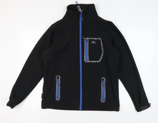 Trespass Men's Black Soft Shell Jacket, Size S, Casual Hiking