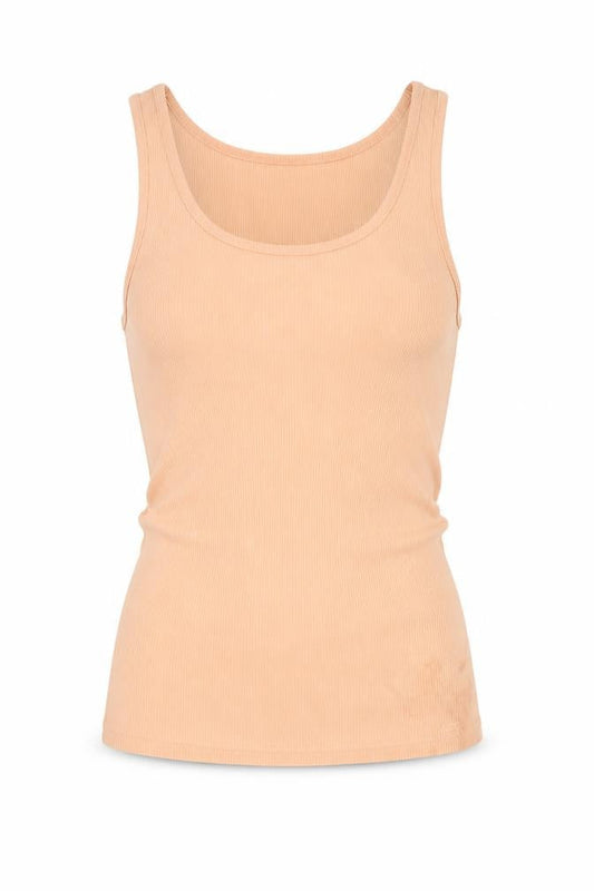 Womens UK Size S adidas Beige 100% Cotton Tank