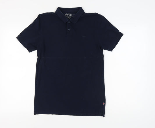 Jack & Jones Men's Blue Polo Shirt Size M