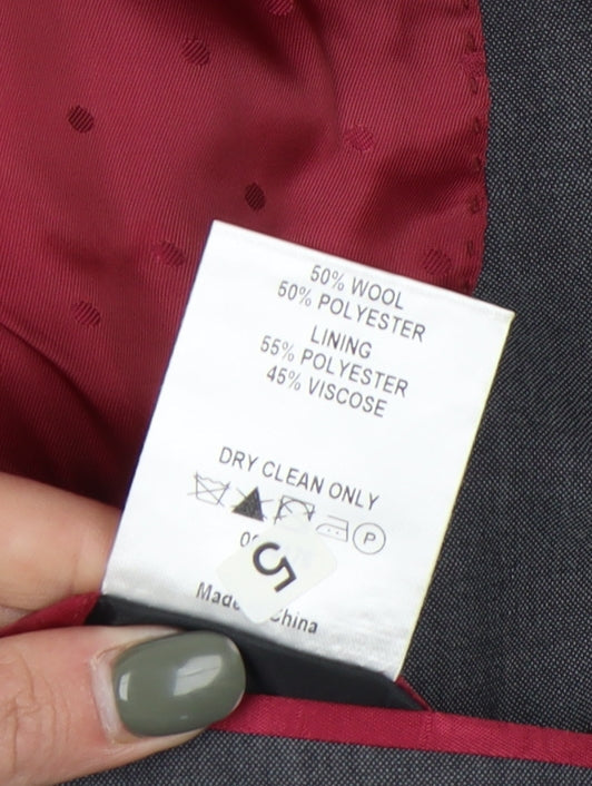 Jeff Banks Men's Grey Blazer, Size 38 Short Fit