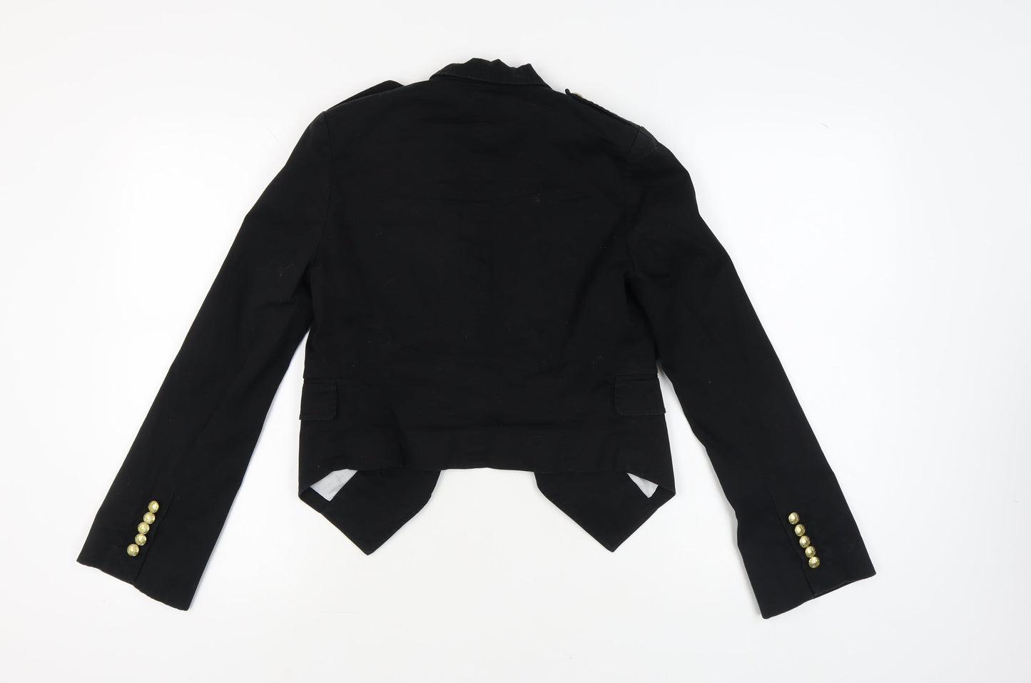 Firetrap Women's Black Blazer, Size S, Lined Slim Fit