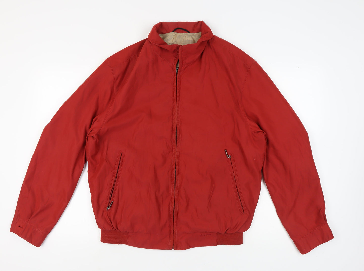 Pierre Cardin Men’s Red Mid-Length Basic Jacket M