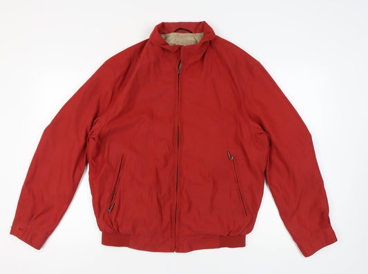 Pierre Cardin Men’s Red Mid-Length Basic Jacket M