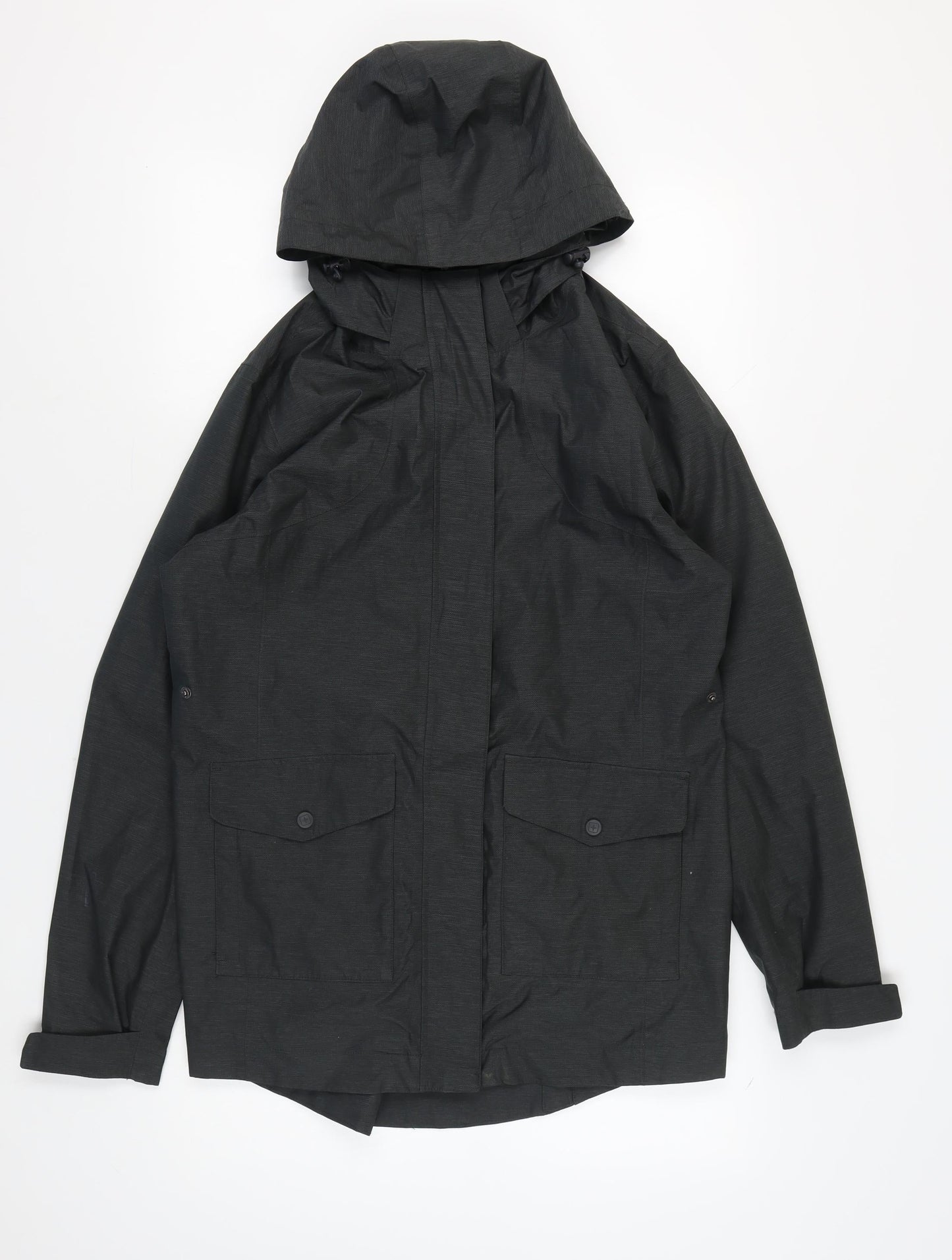Mountain Warehouse Women's Black Rain Jacket Size 16