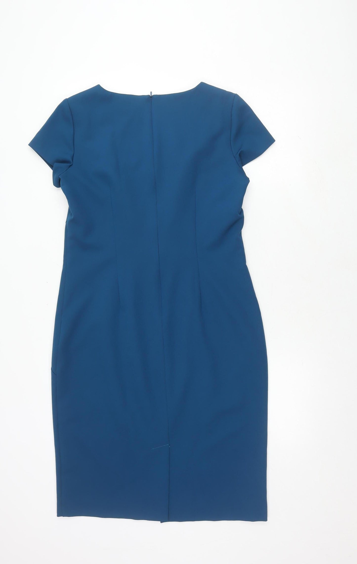 Roman Originals Blue Women's Dress Size 12 V-Neck