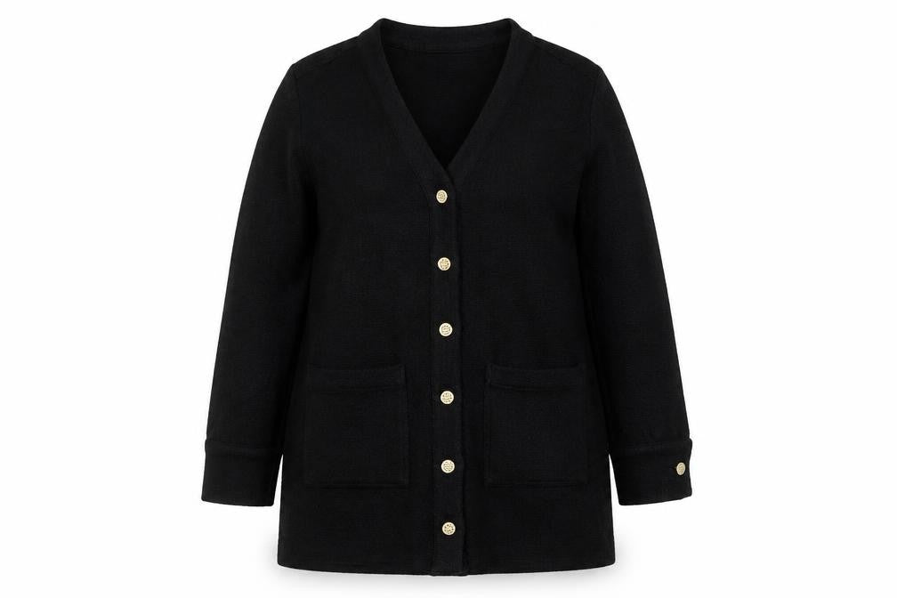 Zara Women's Black Wool Coatigan Size 2, Casual Mid-Length