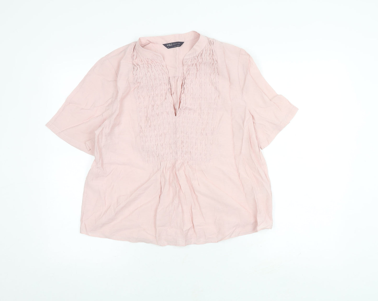 Marks and Spencer Women's Pink Top Size 10