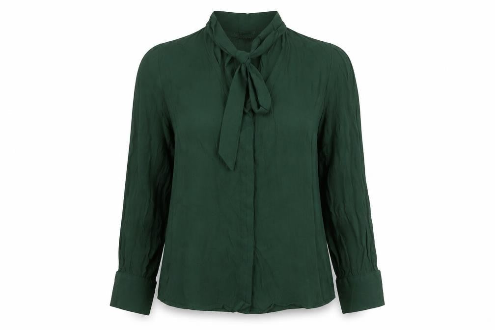 Marks and Spencer Women's Green Blouse Size 10