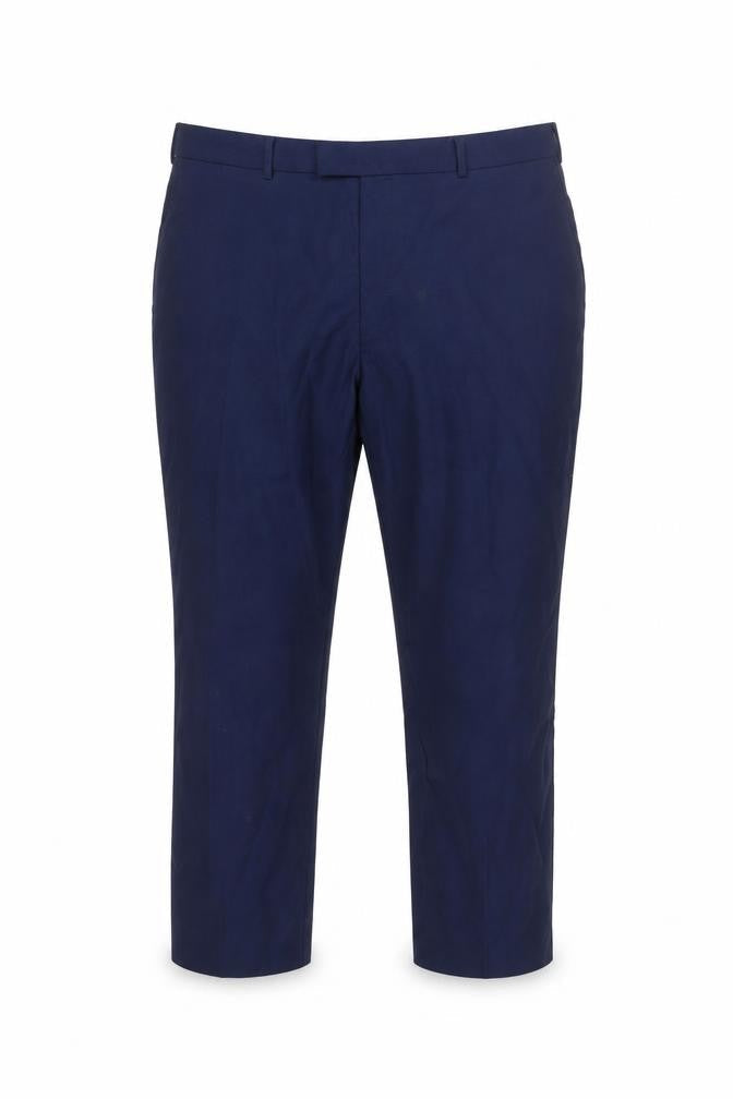 Mens N/A Chest Regular Charles Tyrwhitt Blue Straight Suit Trousers