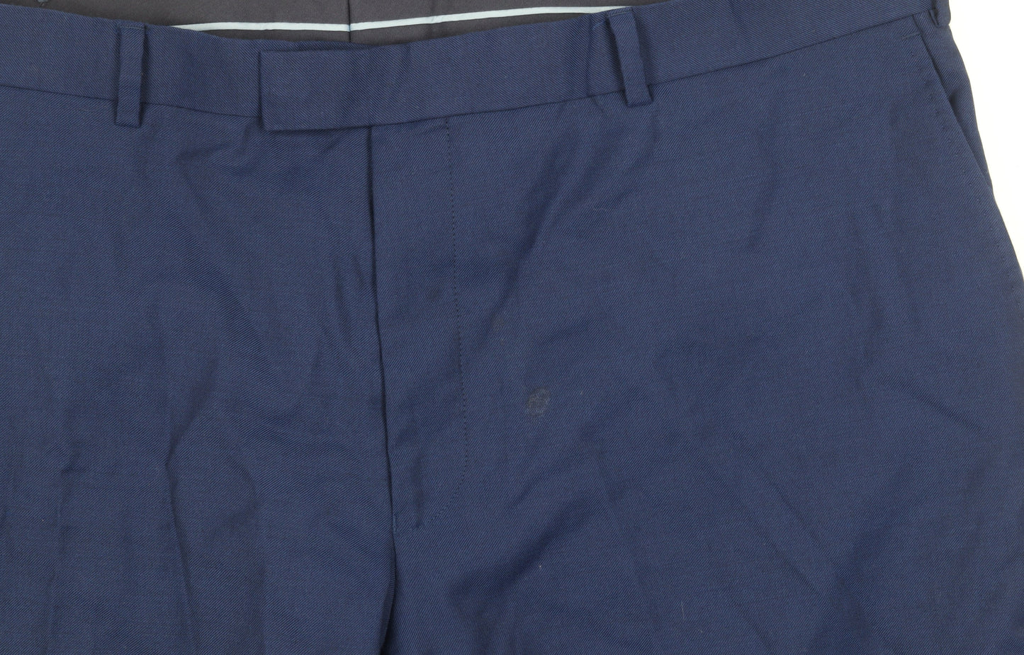 Charles Tyrwhitt Men's Blue Slim Fit Suit Trousers