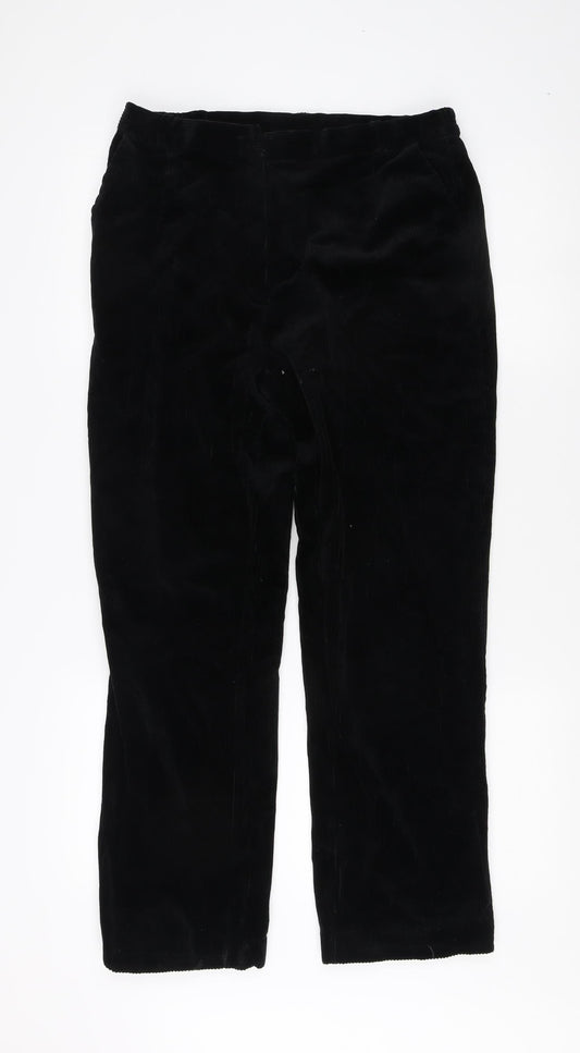Simona Women’s Black Trousers, Size 14