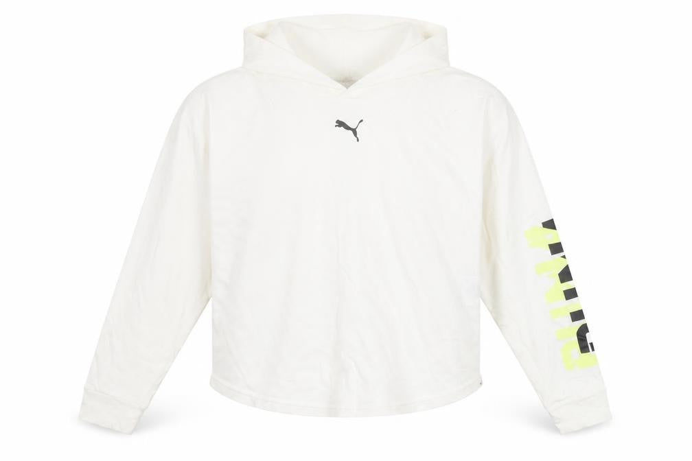 Unisex Adults UK S  PUMA White Pullover Hoodie