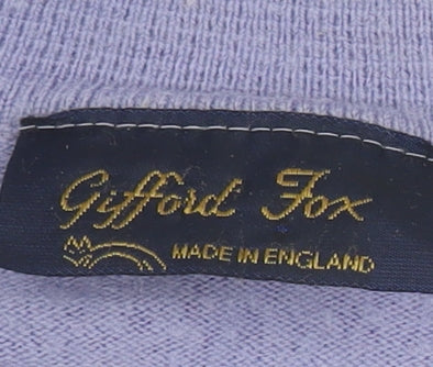 Gifford Fox Women's Purple Wool Jumper Size 16/18