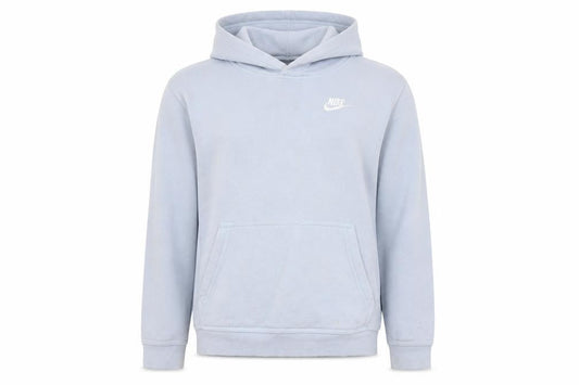 Nike Girls Blue Pullover Hoodie, L, Cotton Blend, Casual Wear