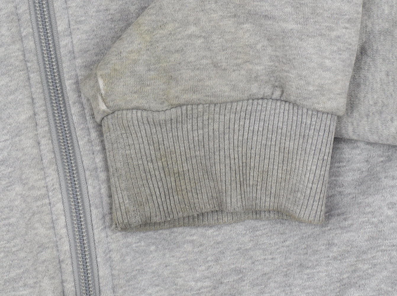 Nike Men's Grey XL Full Zip Hoodie