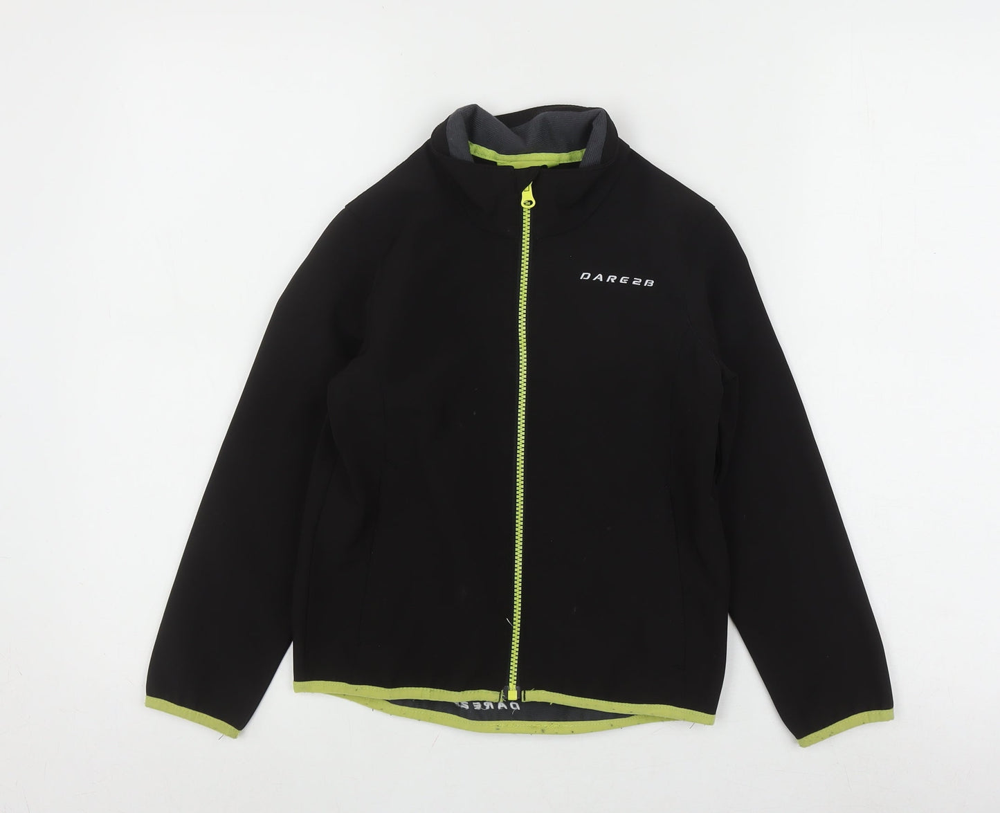 Dare 2b Boys Black Cycling Jacket 7-8 Years Full Zip Sports
