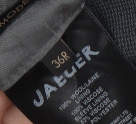 Jaeger Men's Grey Wool Blazer Jacket 36R