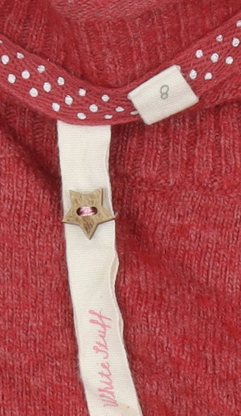White Stuff Women's Red Jumper, Size 8, Cashmere Blend