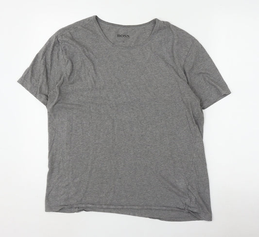 Hugo Boss Men's Grey XL Short Sleeve T-Shirt