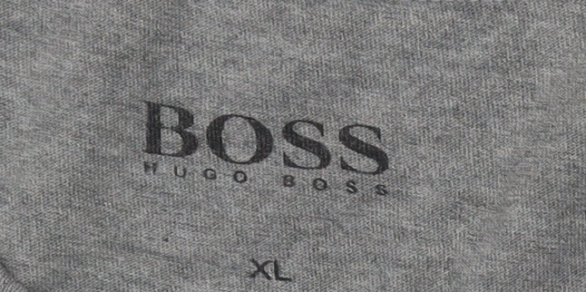 Hugo Boss Men's Grey XL Short Sleeve T-Shirt