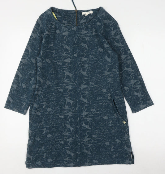 White Stuff Women's Blue Shift Dress Size 10