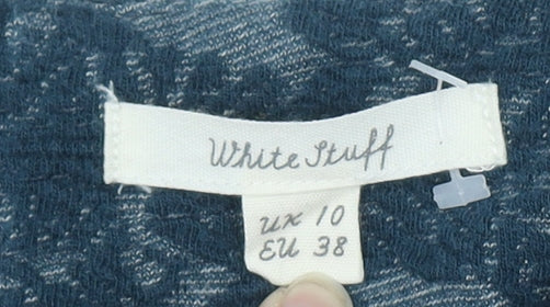 White Stuff Women's Blue Shift Dress Size 10