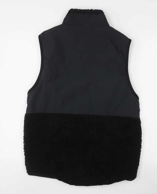 Nike Men's Black Waistcoat, Size S, with Full Zip