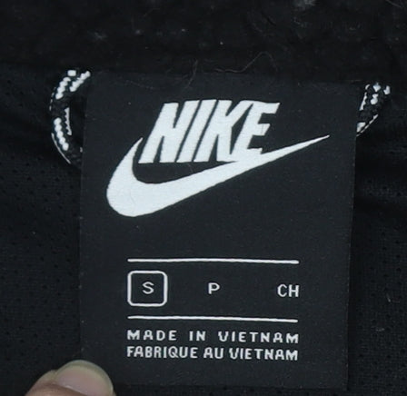 Nike Men's Black Waistcoat, Size S, with Full Zip