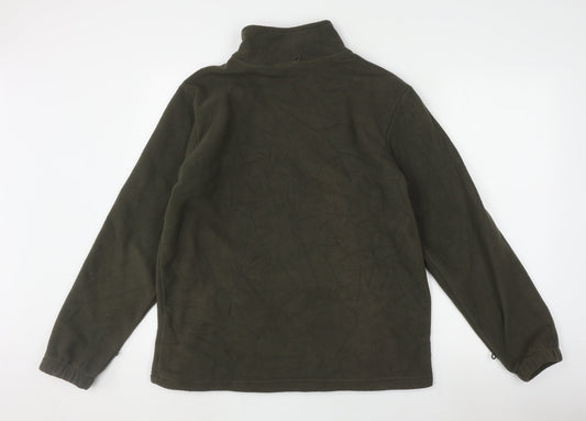 Mountain Warehouse Men’s Green Full Zip Fleece Hoodie