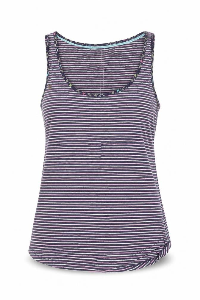Womens UK Size 12 White Stuff Multicoloured Linen Blend Tank
