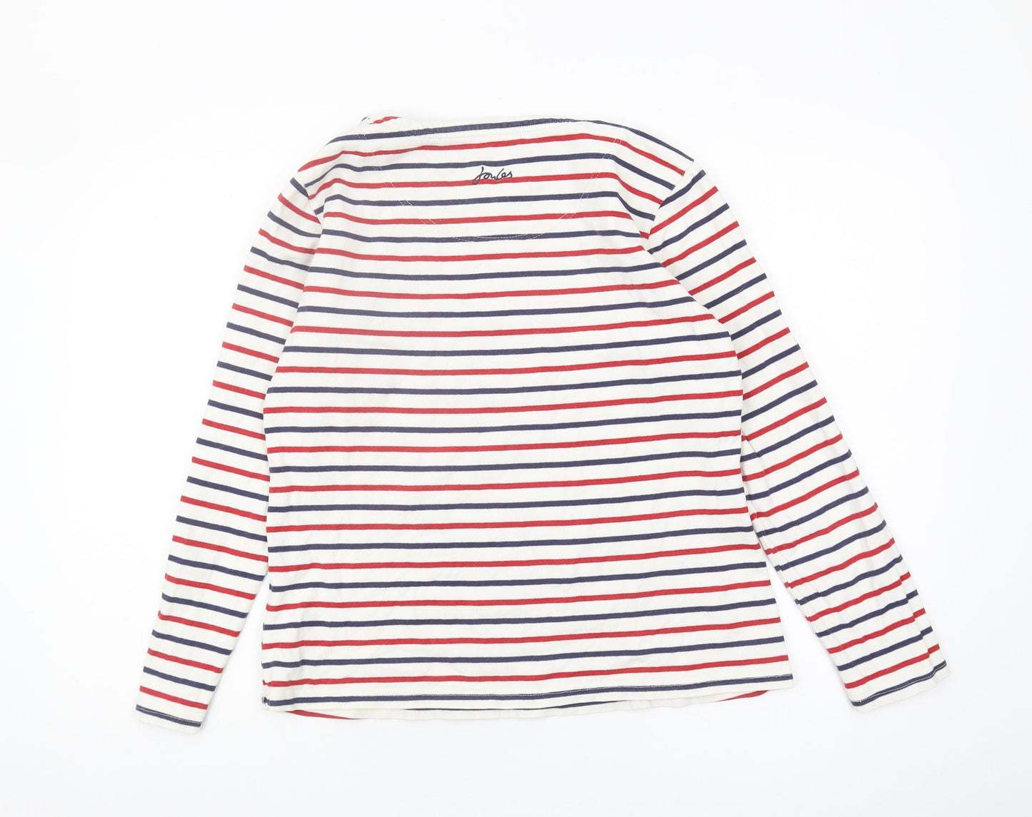 Joules Women's Multicoloured Striped T-Shirt, Size 12