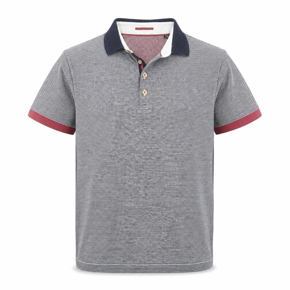Ted Baker Men's Multicoloured Striped Polo Shirt S