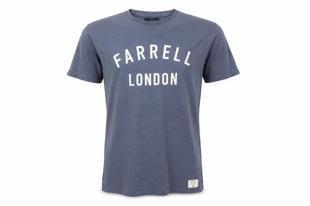 Farrell Men's Blue Graphic Print T-Shirt, Medium