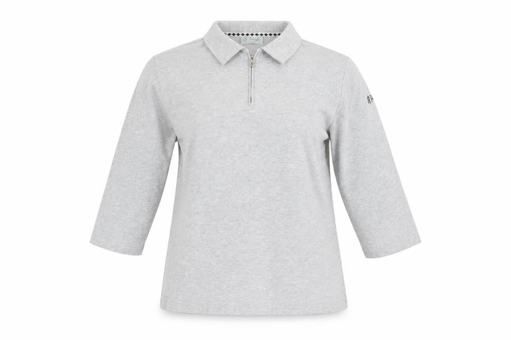 Unisex Adultss UK Size L Pringle Golf Grey Cotton Blend Polo