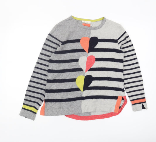 White Stuff Women's Multicoloured Striped Pullover, Size 12