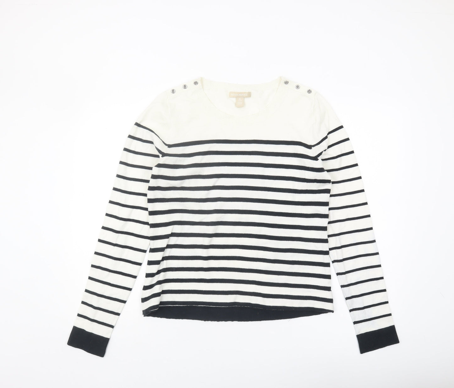 Banana Republic Women's XL Striped Pullover Jumper