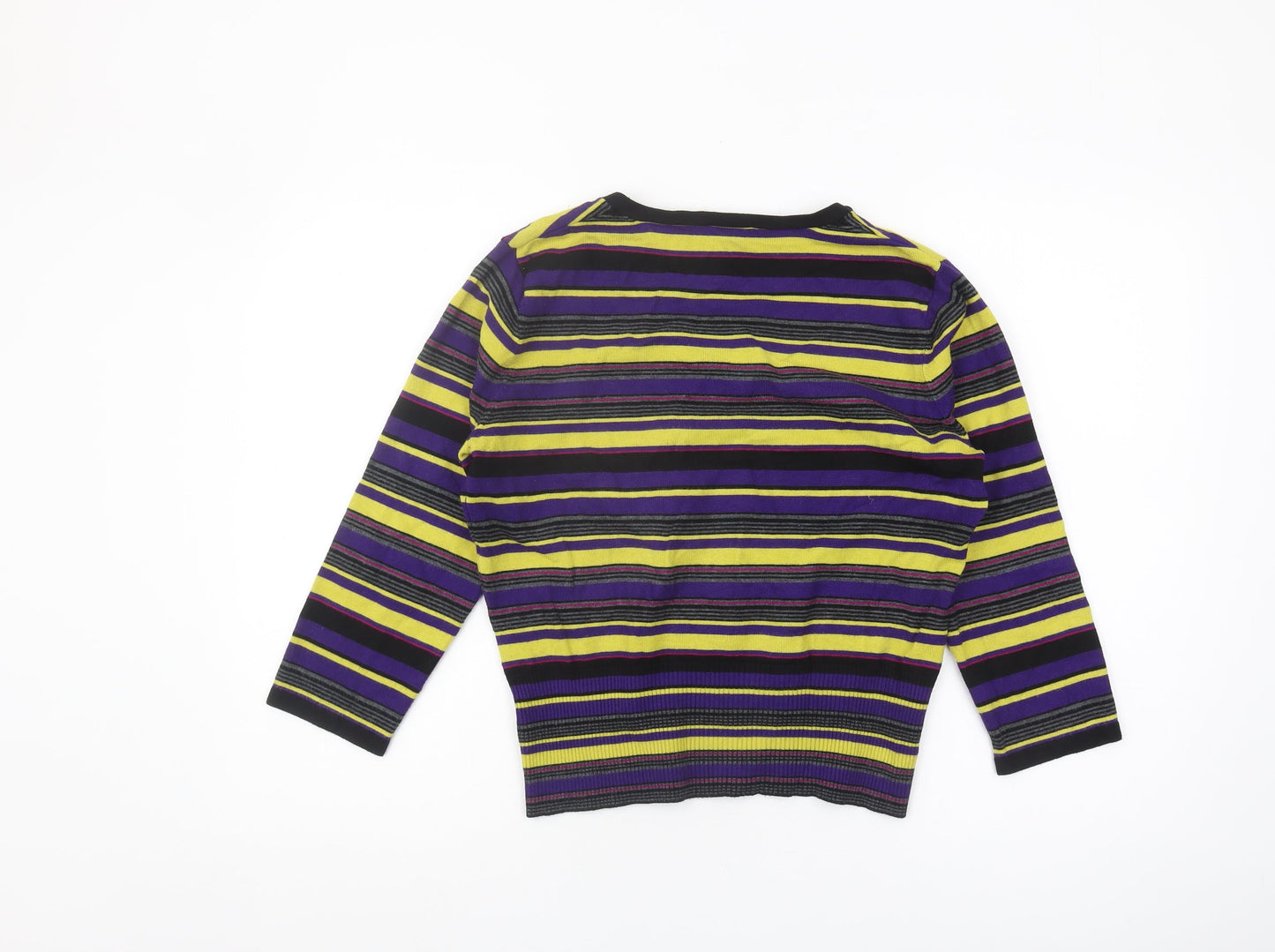 CC Women's Multicoloured Striped Cardigan M