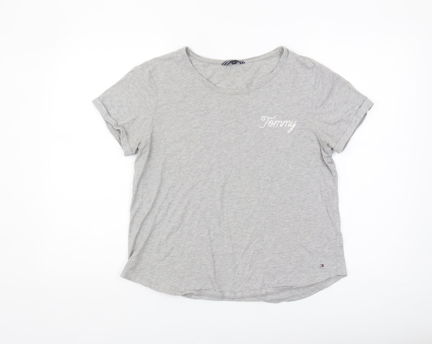 Tommy Hilfiger Women’s Grey T-Shirt Medium