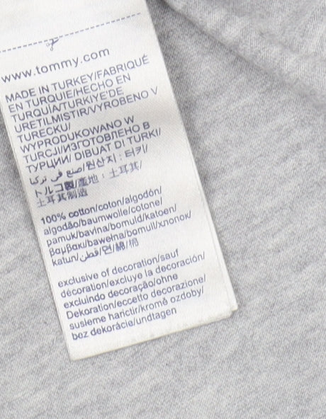 Tommy Hilfiger Women’s Grey T-Shirt Medium