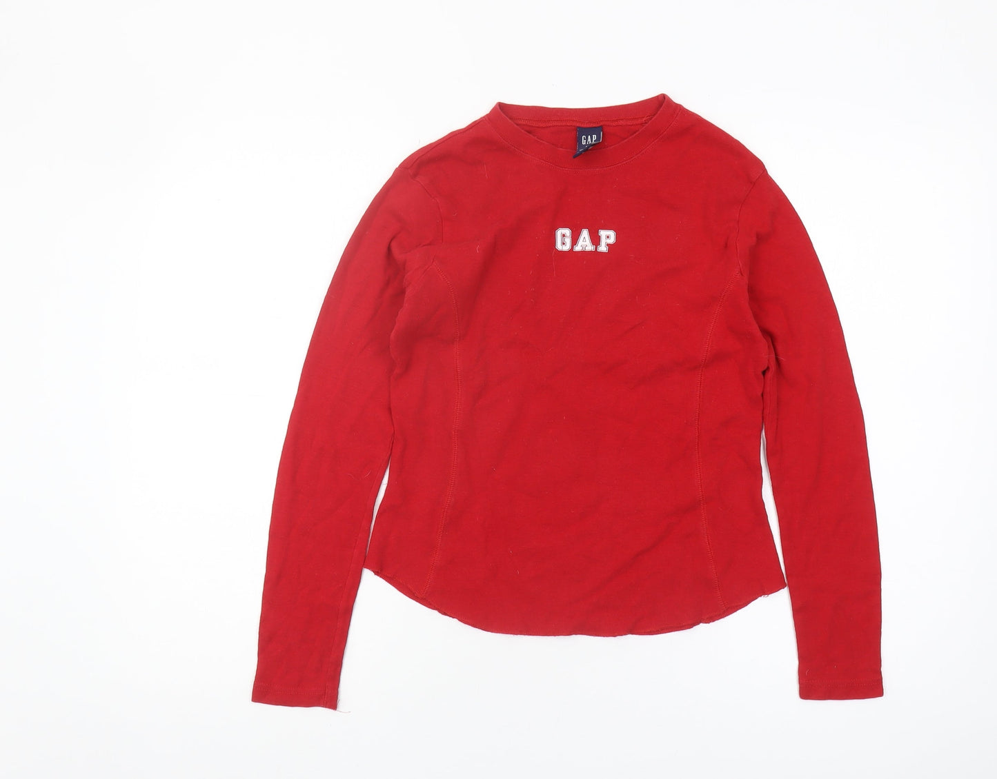 GAP Women's Red Long Sleeve T-Shirt, Size S