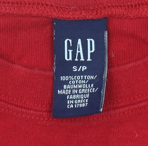 GAP Women's Red Long Sleeve T-Shirt, Size S