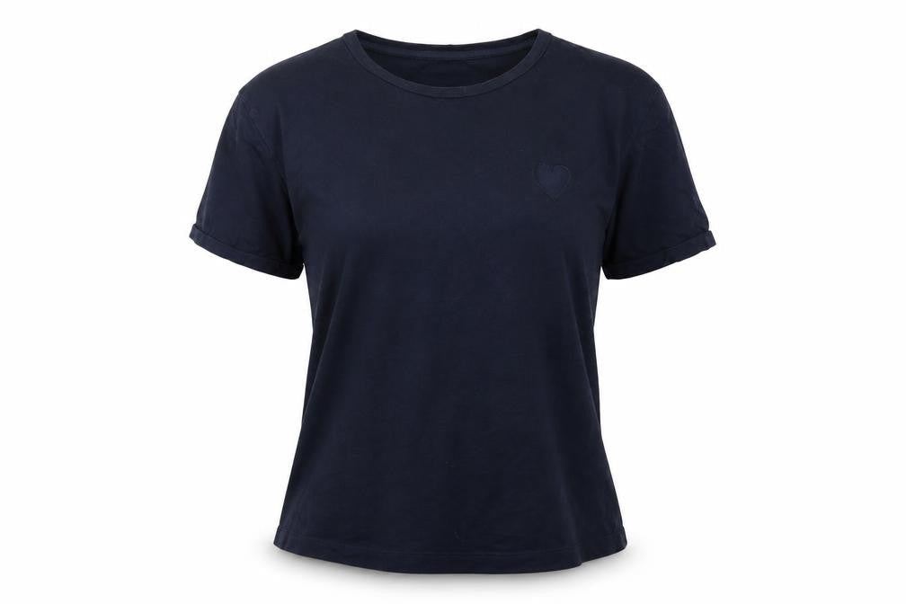 Inimigo Womens Blue XL Basic T-Shirt, Easy Care