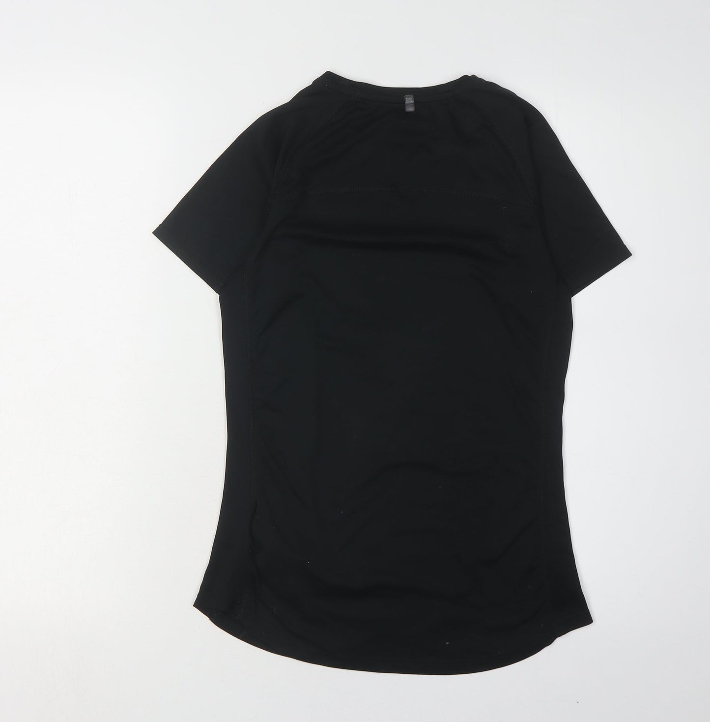Nike Women's Black Dri-FIT T-Shirt, Short Sleeve, Size S