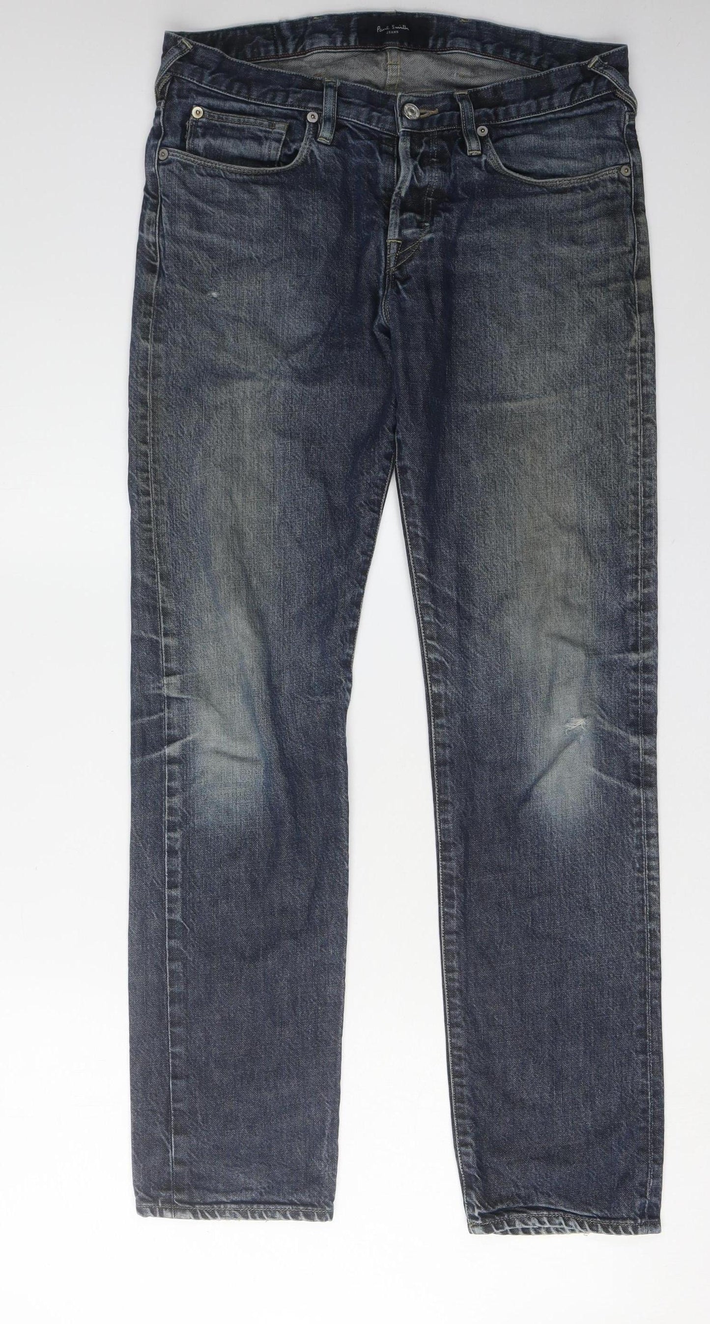 Paul Smith Men's Blue Straight Jeans 30R